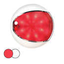 Hella Marine EuroLED 130 Surface Mount Touch Lamp - Red/White LED - White Housing [959950121] - Wholesaler Elite LLC