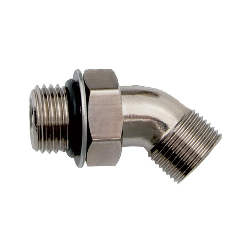 Uflex 45 Adjustable Fitting f/Back of UP Series Helms ORB 6 to 3/8" COMP [AF45] - Wholesaler Elite LLC