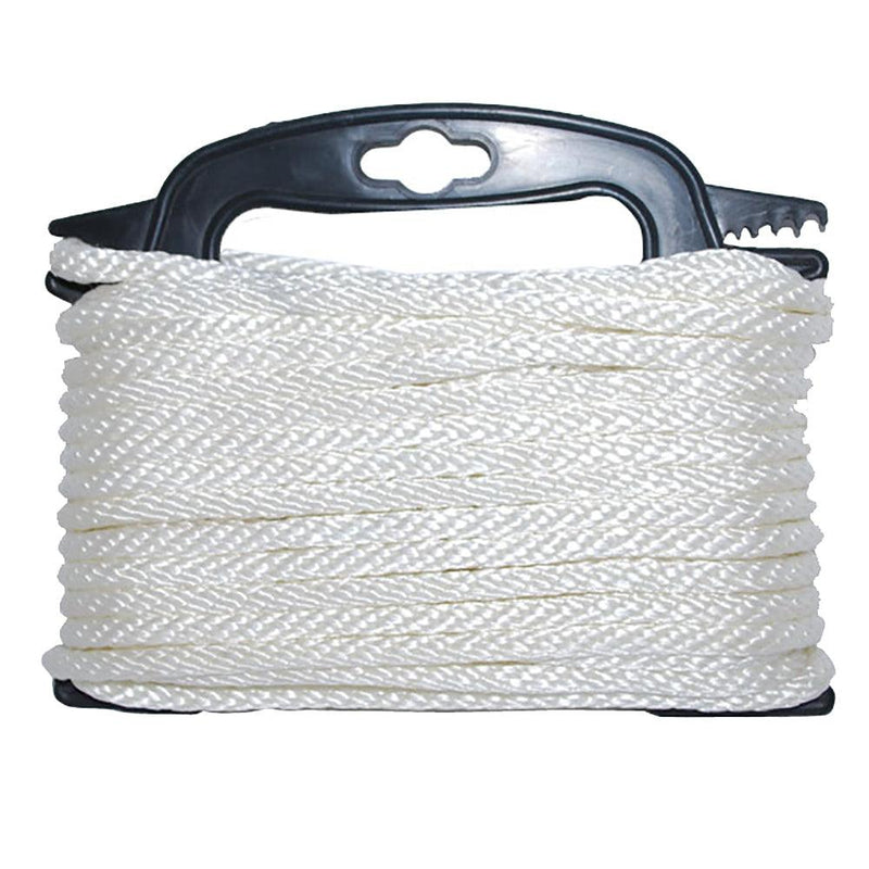 Attwood Braided Nylon Rope - 3/16" x 100' - White [117553-7] - Wholesaler Elite LLC