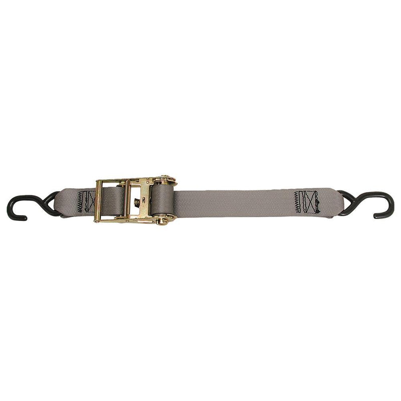 CargoBuckle Multipurpose Ratchet Strap Tie-Down w/S-Hooks - 2" x 15 [F13758] - Wholesaler Elite LLC