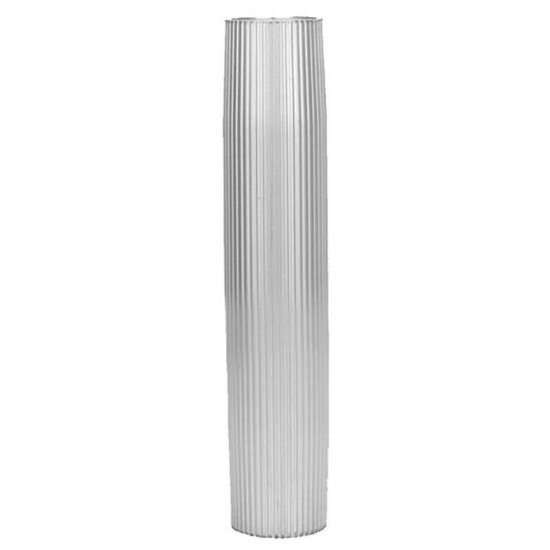 TACO Aluminum Ribbed Table Pedestal - 2-3/8" O.D. - 30-3/4" Length [Z60-7288VEL30.75-2] - Wholesaler Elite LLC