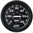 Faria Euro Black 4" Speedometer 60MPH (GPS) [32816] - Wholesaler Elite LLC