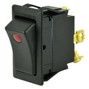 BEP SPST Rocker Switch - 1-LED - 12V - ON/OFF [1001708] - Wholesaler Elite LLC