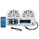 Boss Audio MCK632WB.6 Marine Stereo 6.5" Speaker Kit - White [MCK632WB.6] - Wholesaler Elite LLC