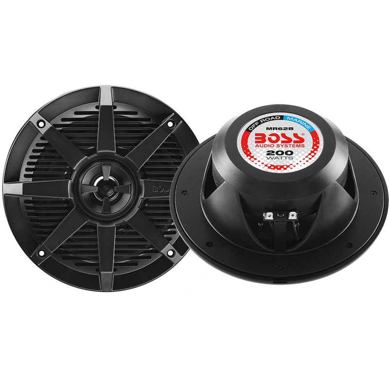Boss Audio 6.5" MR62B Speaker - Black - 200W [MR62B] - Wholesaler Elite LLC