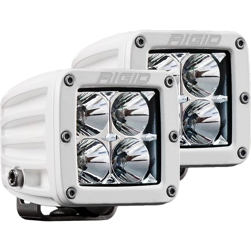 RIGID Industries D-Series PRO Hybrid-Flood LED - Pair - White [602113] - Wholesaler Elite LLC