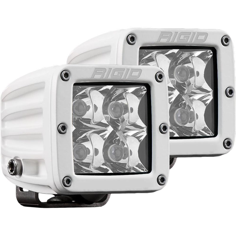 RIGID Industries D-Series PRO Hybrid-Spot LED - Pair - White [602213] - Wholesaler Elite LLC