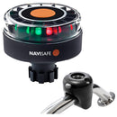 Navisafe Navilight Tricolor 2NM w/Navibolt Base Rail Mount - Black [342KIT] - Wholesaler Elite LLC