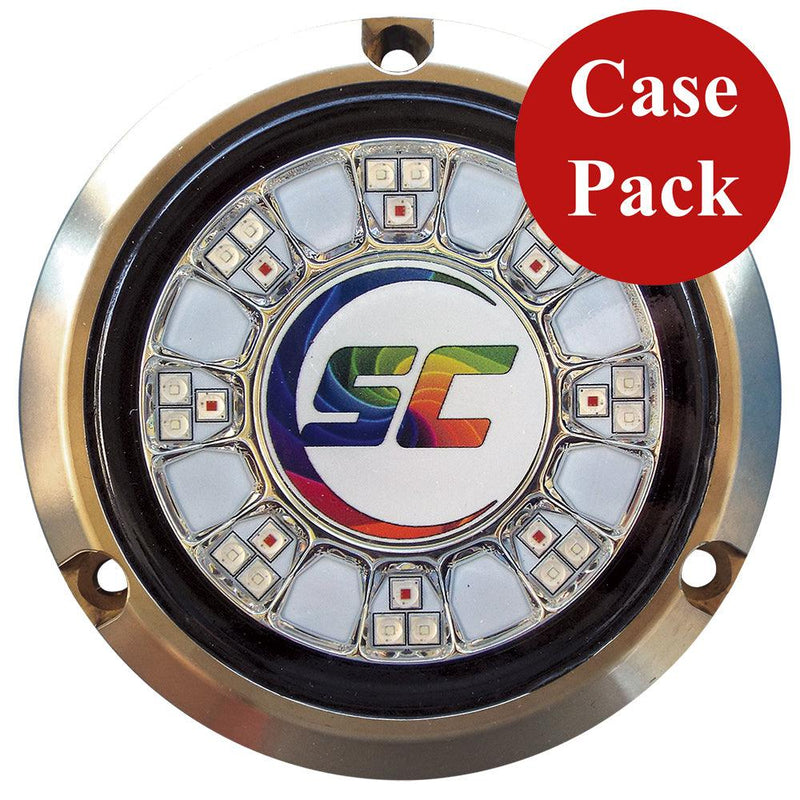 Shadow- Caster SCR-24 Bronze Underwater Light - 24 LEDs - Full Color Changing - *Case of 4* [SCR-24-CC-BZ-10CASE] - Wholesaler Elite LLC
