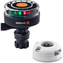 Navisafe Navilight 2NM Tricolor w/Navimount Base Horizontal Mount - White [340KIT5] - Wholesaler Elite LLC