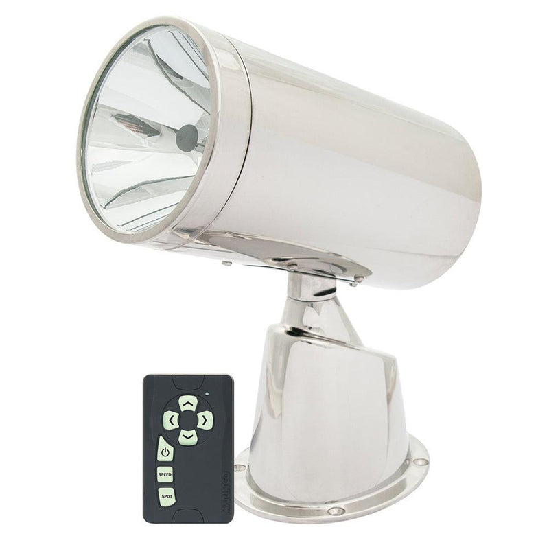Marinco Wireless Stainless Steel Spotlight/Floodlight w/Remote [22150A] - Wholesaler Elite LLC