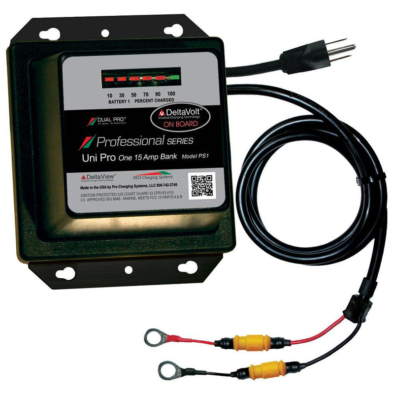 Dual Pro Professional Series Battery Charger - 15A - 1-Bank - 12V [PS1] - Wholesaler Elite LLC