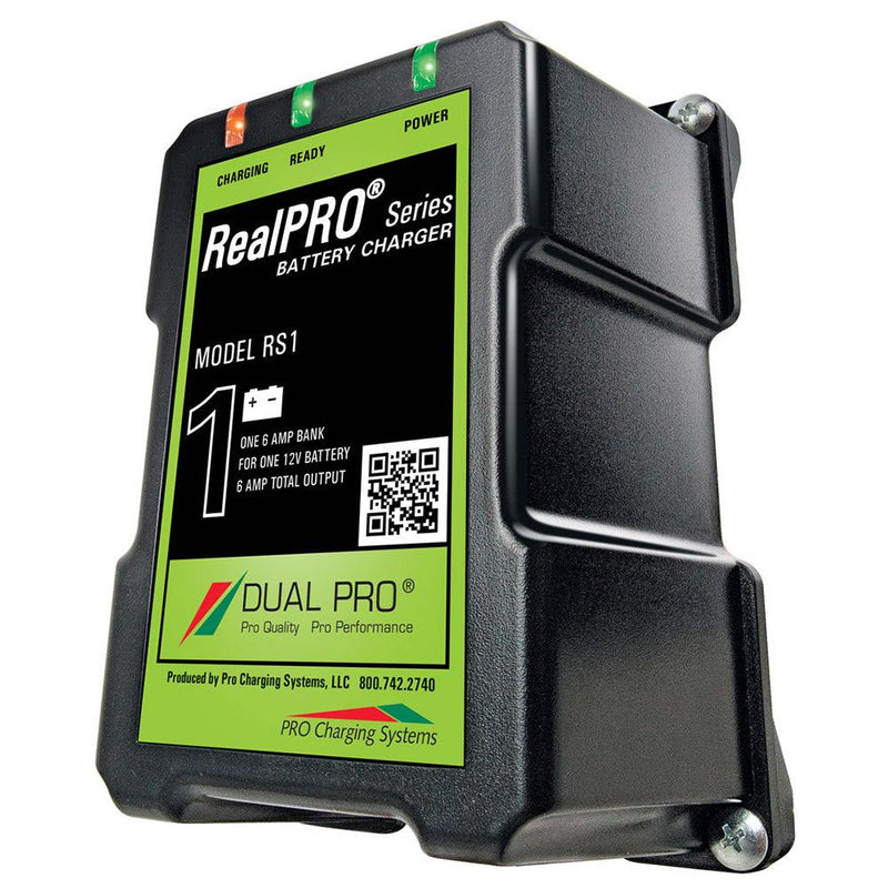 Dual Pro RealPRO Series Battery Charger - 6A - 1-Bank - 12V [RS1] - Wholesaler Elite LLC