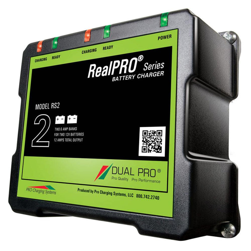 Dual Pro RealPRO Series Battery Charger - 12A - 2-6A-Banks - 12V/24V [RS2] - Wholesaler Elite LLC