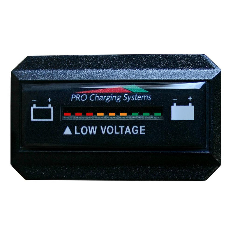Dual Pro Battery Fuel Gauge - DeltaView Link Compatible - Rectangle - 24V System (2-12V Battery, 4-6V Batteries) [BFGWOVR24V] - Wholesaler Elite LLC
