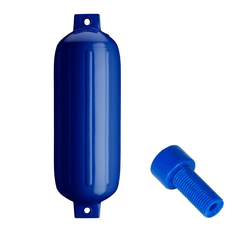 Polyform G-5 Twin Eye Fender 8.8" x 26.8" - Cobalt Blue w/Adapter [G-5-COBALT BLUE] - Wholesaler Elite LLC