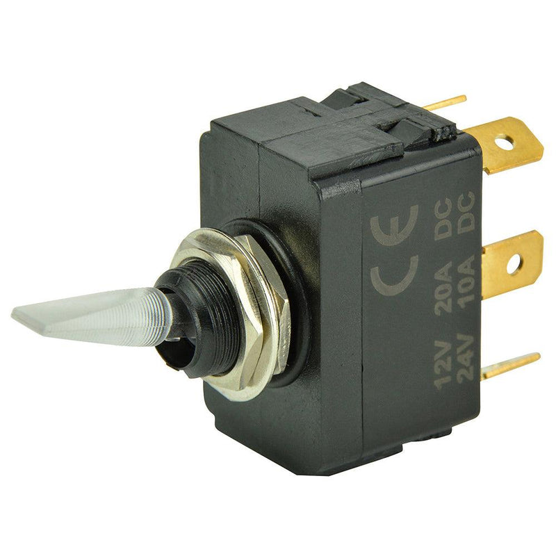 BEP SPDT Lighted Toggle Switch - ON/OFF/ON [1001907] - Wholesaler Elite LLC