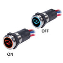 Blue Sea 4181 Backlit Push Button Switch OFF/(ON) - 15A [4181] - Wholesaler Elite LLC