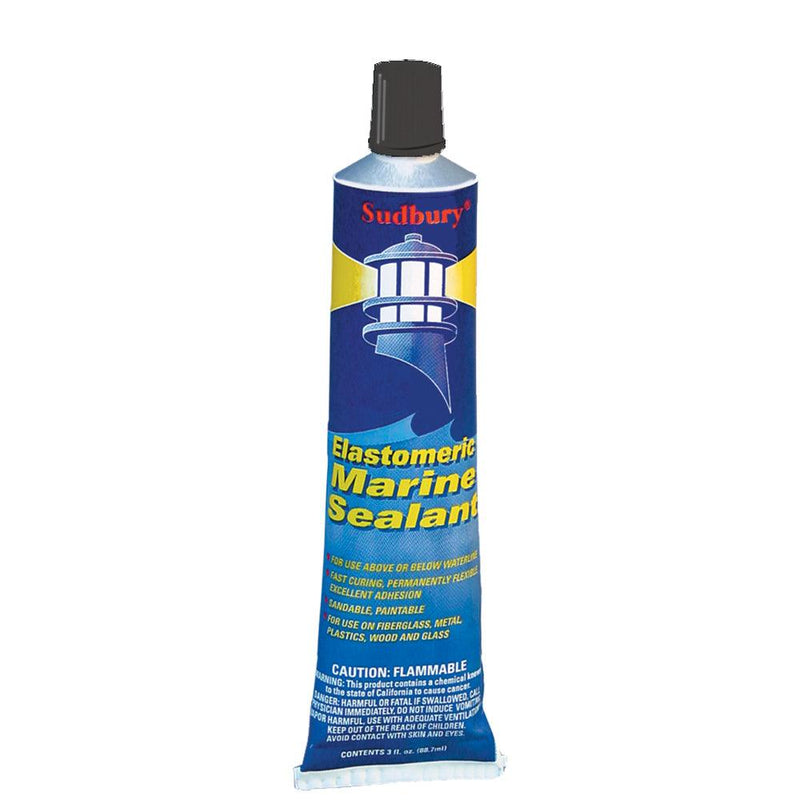 Sudbury Elastometric 3 oz (89ml) Sealant Tube - Black [322] - Wholesaler Elite LLC