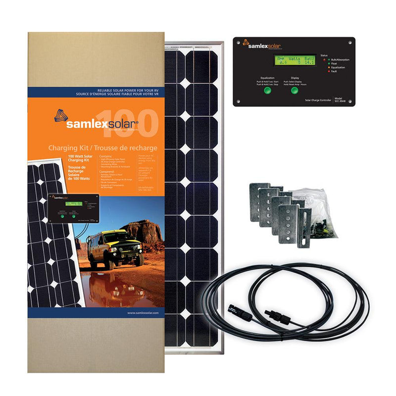 Samlex Solar Charging Kit - 100W - 30A [SRV-100-30A] - Wholesaler Elite LLC