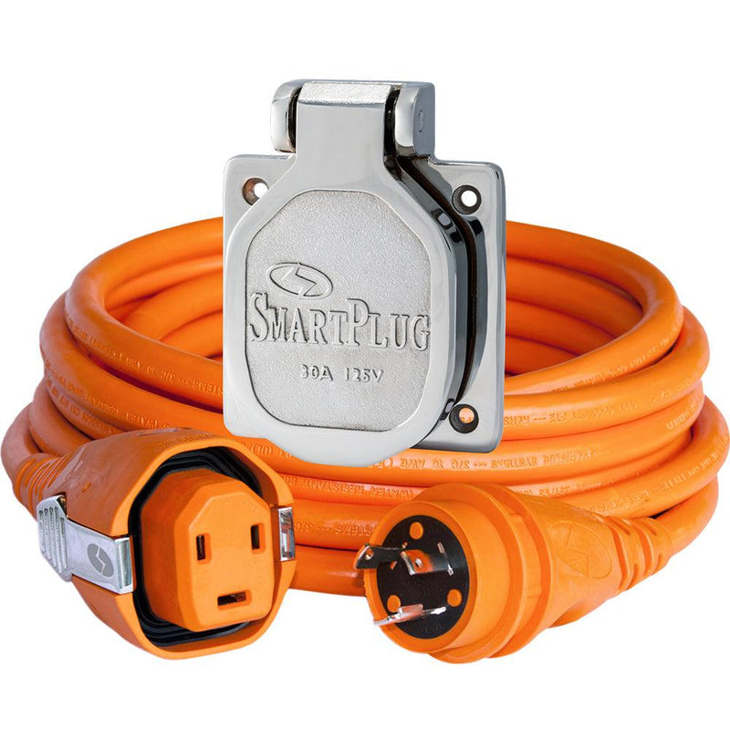 SmartPlug 30 AMP Dual Configuration Cordset Stainless Steel Inlet Combo - 50 [C30503BM30NT] - Wholesaler Elite LLC