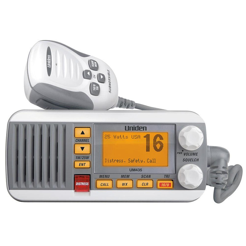 Uniden UM435 Fixed Mount VHF Radio - White [UM435] - Wholesaler Elite LLC