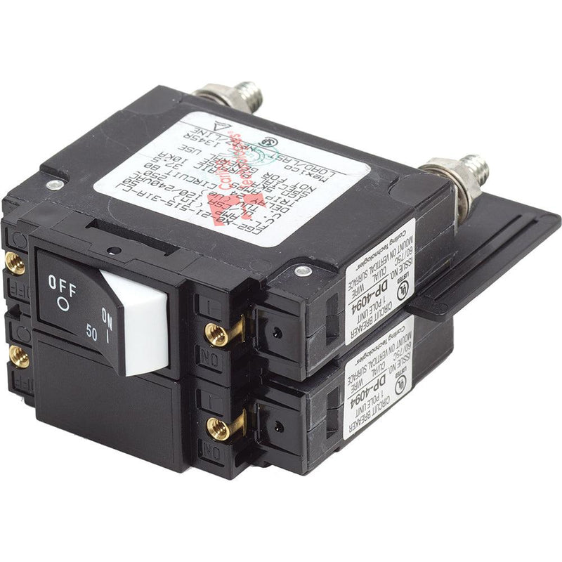 Blue Sea 7467 UL-489 Circuit Breaker - 50A Raised Rocker [7467] - Wholesaler Elite LLC