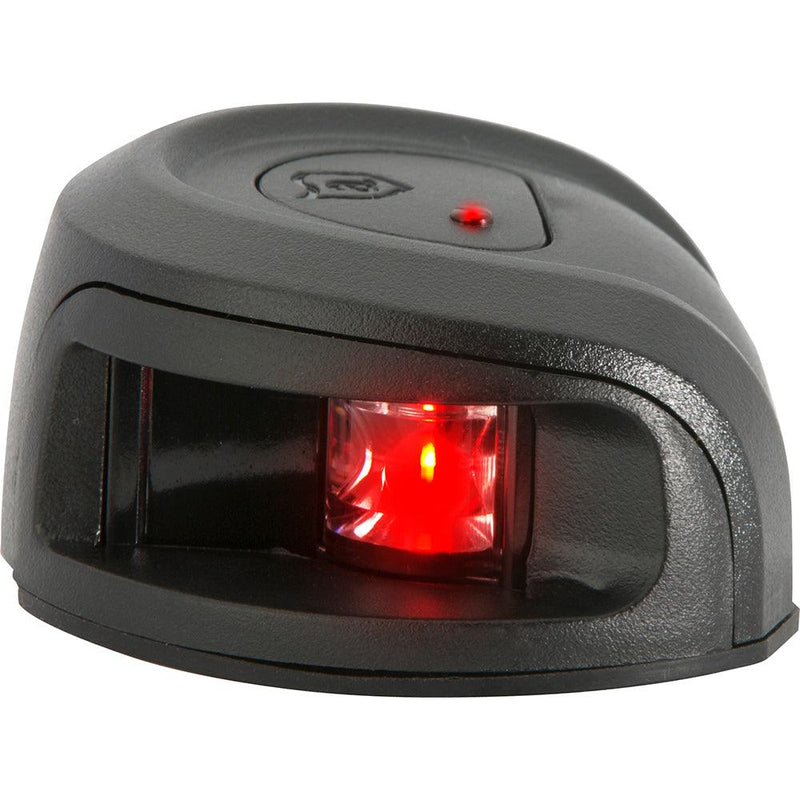 Attwood LightArmor Deck Mount Navigation Light - Black Composite - Port (red) - 2NM [NV2012PBR-7] - Wholesaler Elite LLC