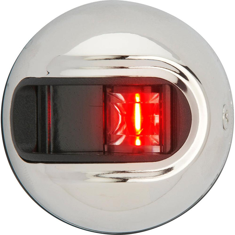 Attwood LightArmor Vertical Surface Mount Navigation Light - Port (red) - Stainless Steel - 2NM [NV3012SSR-7] - Wholesaler Elite LLC
