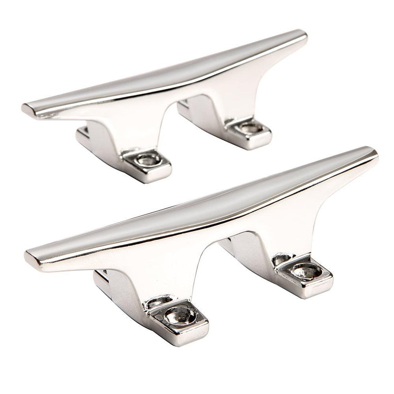Attwood ZAMAK Chrome Plated Zinc Cleats - Pair - 4-1/2" [6244-6] - Wholesaler Elite LLC