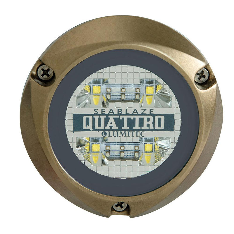 Lumitec SeaBlaze Quattro LED Underwater Light - Dual Color - White/Blue [101511] - Wholesaler Elite LLC