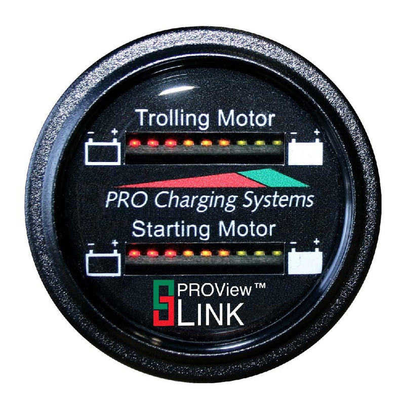Dual Pro Battery Fuel Gauge - Marine Dual Read Battery Monitor - 12V System - 15 Battery Cable [BFGWOM1512V/12V] - Wholesaler Elite LLC