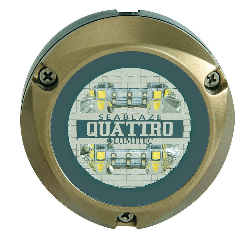 Lumitec Zambezi Quattro Surface Mount Underwater Light - White/Blue [101459] - Wholesaler Elite LLC