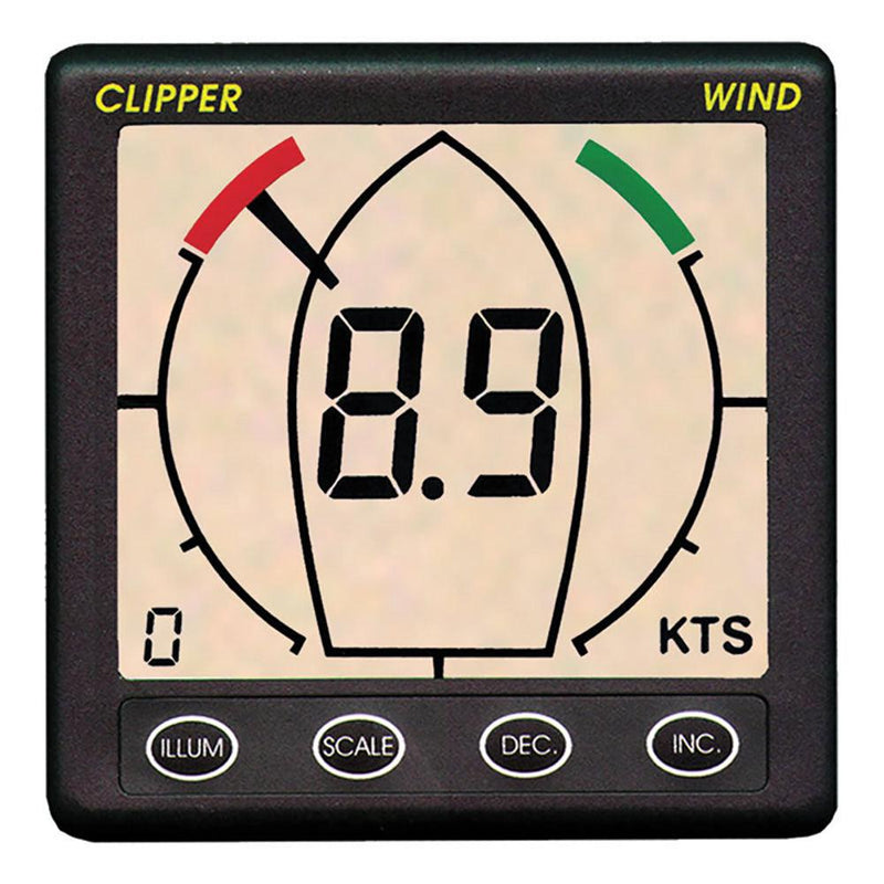 Clipper Tactical True Apparent Wind Display Repeater [CLIP-TWNDRP] - Wholesaler Elite LLC