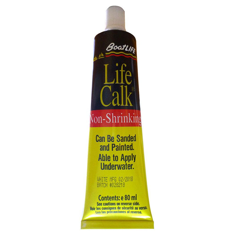 BoatLIFE Life-Calk Sealant Tube - Non-Shrinking - 2.8 FL. Oz - White [1030] - Wholesaler Elite LLC