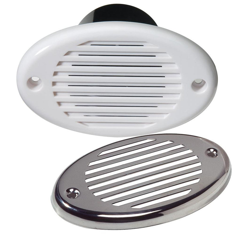 Innovative Lighting Marine Hidden Horn - White w/Stainless Steel Overlay [540-0101-7] - Wholesaler Elite LLC