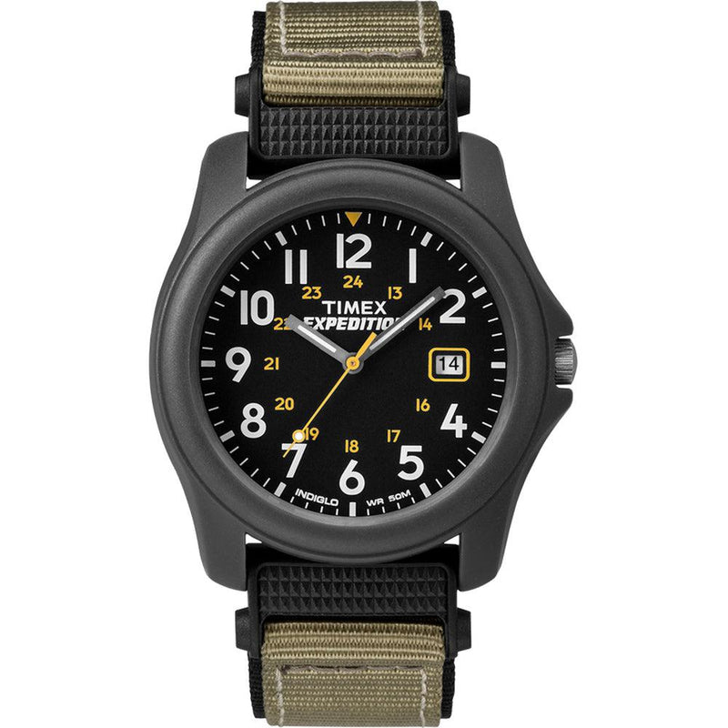 Timex Expedition Camper Nylon Strap Watch - Black [T42571JV] - Wholesaler Elite LLC