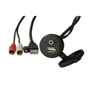 Fusion MS-CBUUSB3.5 Panel Mount USB 3.5mm Headphone Jack [010-12381-00] - Wholesaler Elite LLC