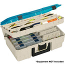 Plano Two-Tier Magnum Satchel XL - Beige/Blue [135010] - Wholesaler Elite LLC