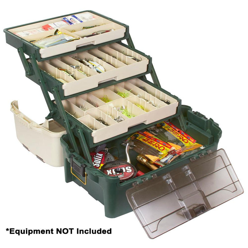 Plano Hybrid Hip 3-Tray Tackle Box - Forest Green [723300] - Wholesaler Elite LLC