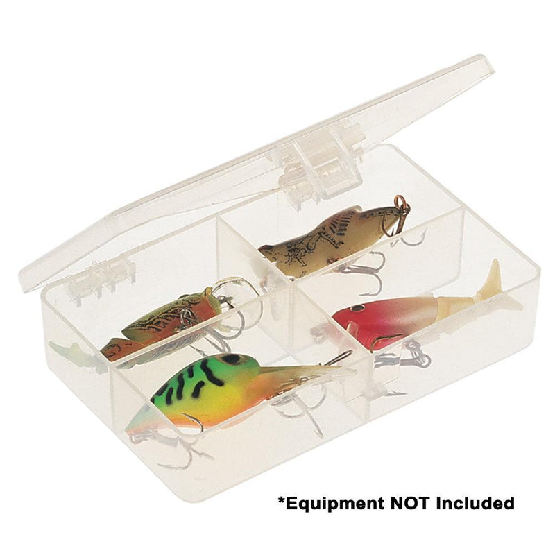 Plano Four-Compartment Tackle Organizer - Clear [344840] - Wholesaler Elite LLC