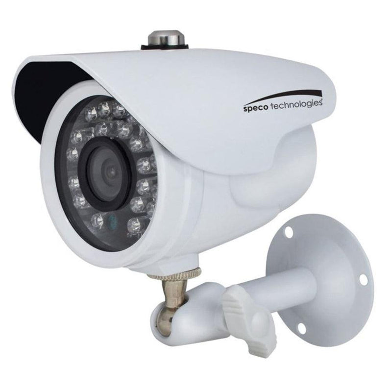 Speco HD-TVI 2MP Color Waterproof Marine Bullet Camera w/IR, 10 Cable, 3.6mm Lens, White Housing [CVC627MT] - Wholesaler Elite LLC