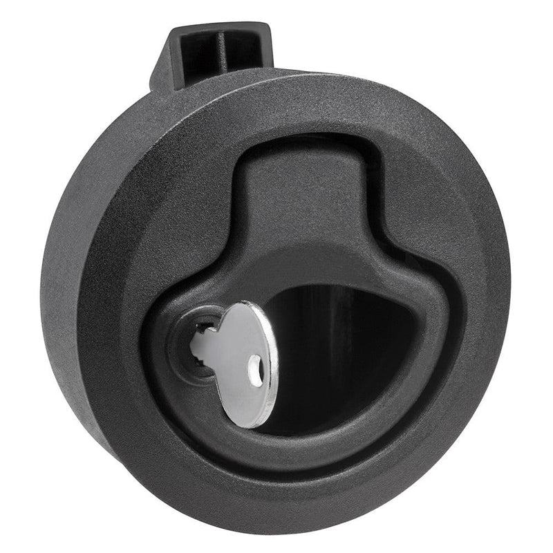 Whitecap Mini Ring Pull Nylon Locking Black [3228BC] - Wholesaler Elite LLC