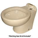 Raritan Marine Elegance - Household Style - Almond - Tall Angle Back - Freshwater Solenoid - Smart Toilet Control - 12V [230AHF012] - Wholesaler Elite LLC