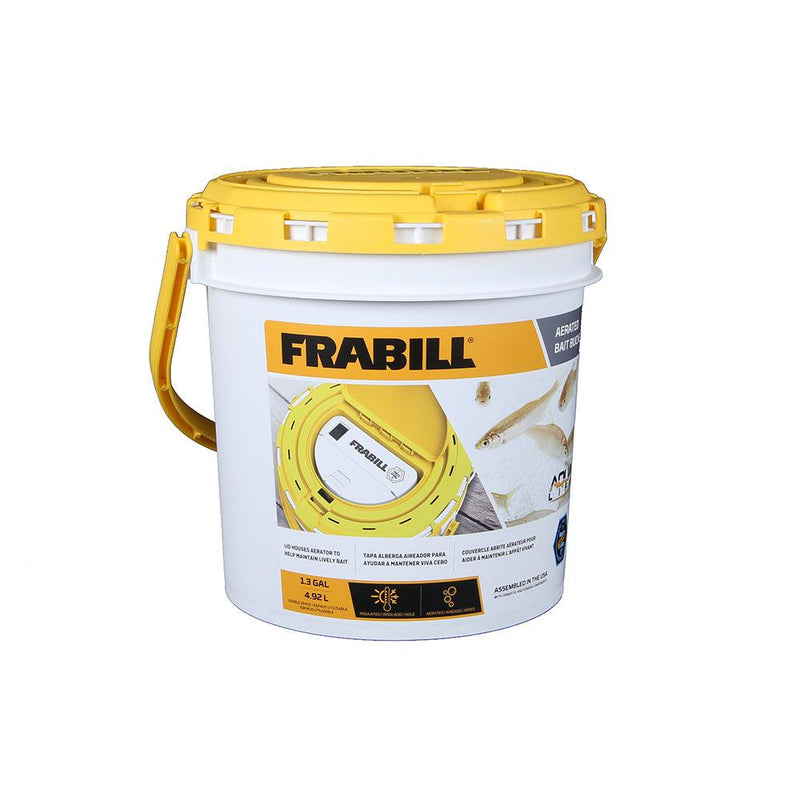 Frabill Dual Fish Bait Bucket w/Aerator Built-In [4825] - Wholesaler Elite LLC