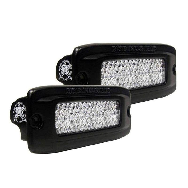 RIGID Industries SR-Q PRO Back Light Kit - Flush Mount Diffused - Pair - Black [980033] - Wholesaler Elite LLC