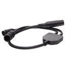 Raymarine Adapter Cable - 25-Pin to 9-Pin 8-Pin - Y-Cable to DownVision CP370 Transducer to Axiom RV [A80494] - Wholesaler Elite LLC