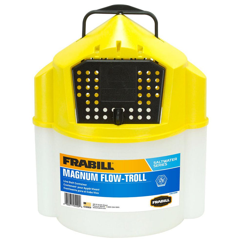 Frabill Magnum Flow Troll Shrimp Bucket - 10 Quart [451205] - Wholesaler Elite LLC
