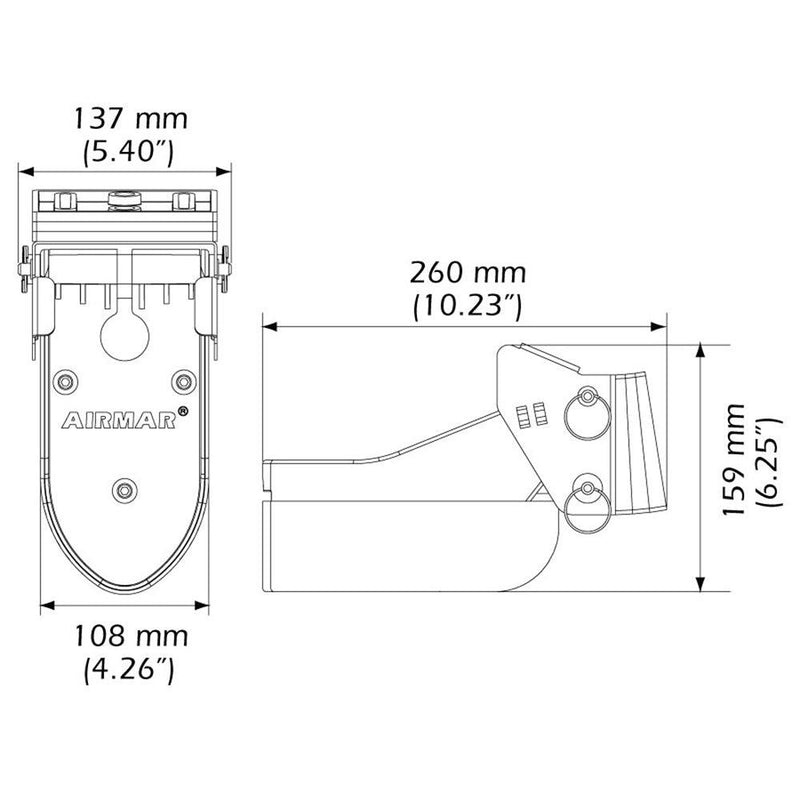 Airmar TM185C-HW High Frequency Wide Beam CHIRP Transom Mount 14-Pin Transducer f/Humminbird [TM185C-HW-14HB] - Wholesaler Elite LLC