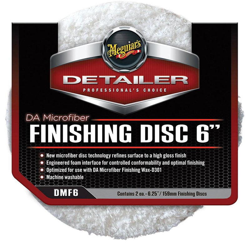Meguiars DA Microfiber Finishing Disc - 6" - 2-Pack [DMF6] - Wholesaler Elite LLC